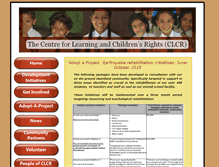 Tablet Screenshot of forchildrights.com